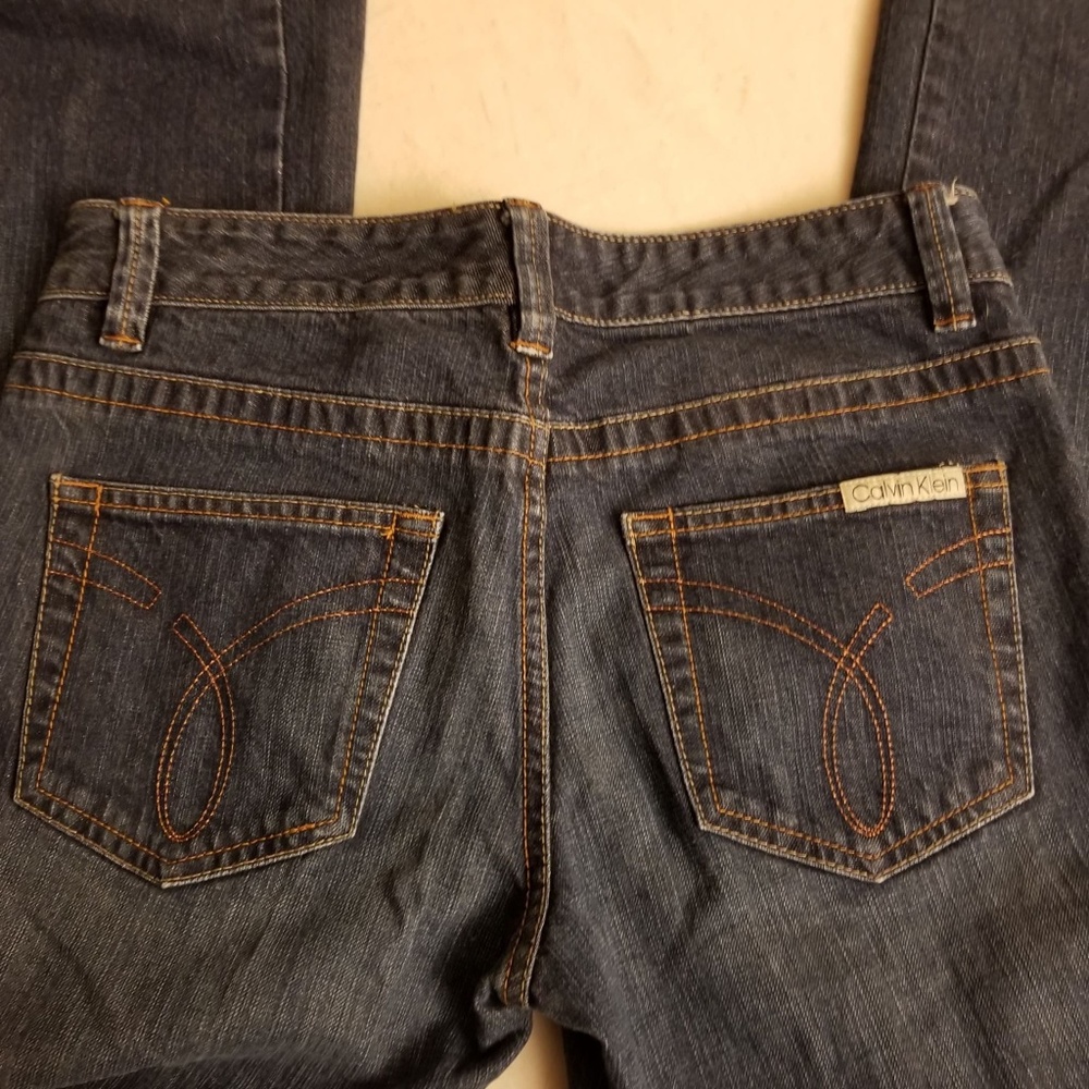 Calvin Klein Lean Bootcut Jeans with Spandex - Picture 2 of 6